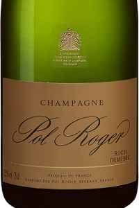 Champagne Cuvée Demi-sec Rich Pol Roger