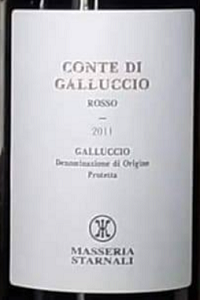 Galluccio Rosso Conte di Galluccio 2011 Masseria Starnali