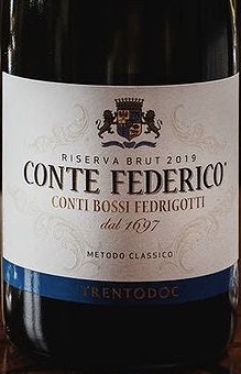 Trentodoc Riserva Conte Federico 2019 Conti Bossi Fedrigotti