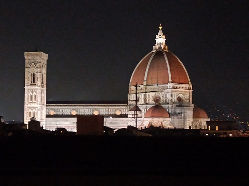 Palazzo Gondi, view from the terrace overlooking Florence Cathedral