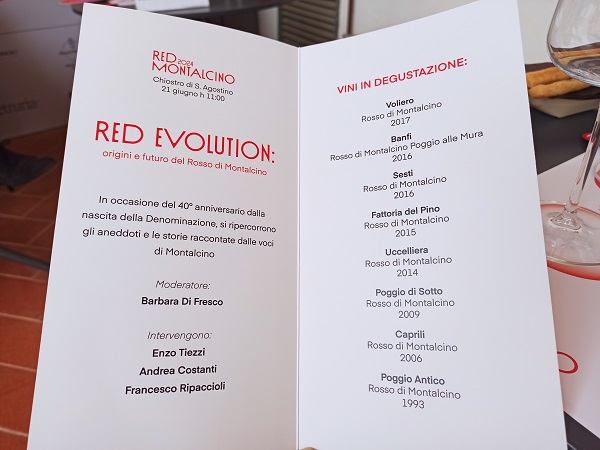 Red Evoluition: origins and future of Rosso di Montalcino