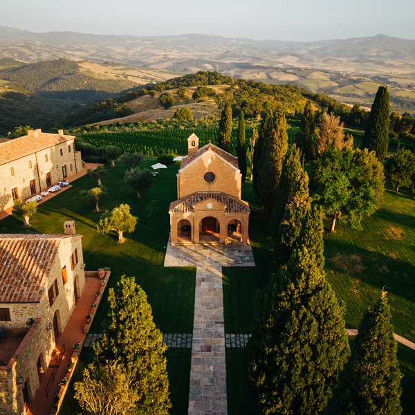 ColleMassari Hospitality, view from above