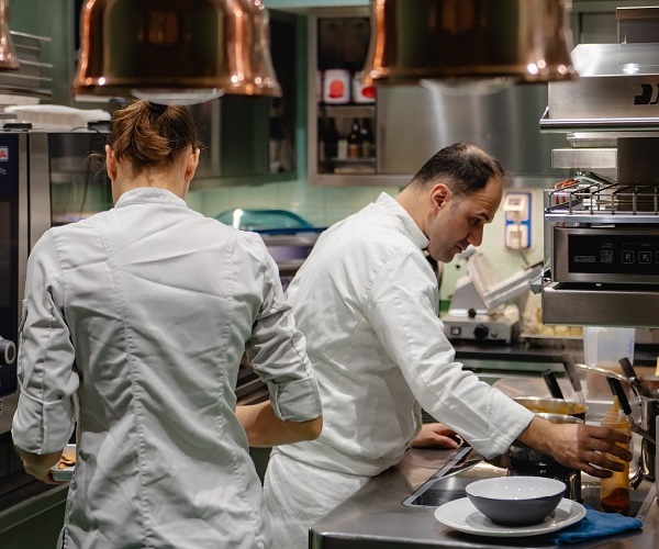 Chorus Restaurant Orvieto, the kitchen