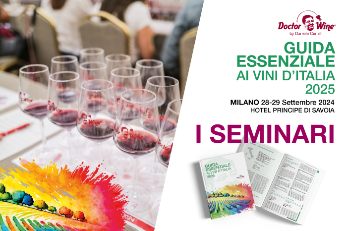 Seminari DoctorWine Milano 28-29 settembre 2024 - Guida Essenziale ai Vini d'Italia 2025