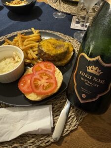 Kings Cuvee Rosé with pairings