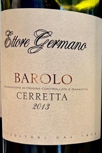 Barolo Cerretta 2013 Ettore Germano