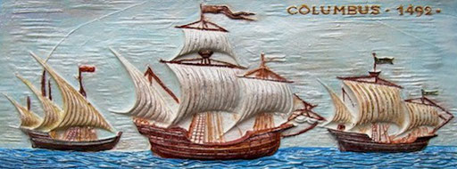 The three caravels of Christopher Columbus